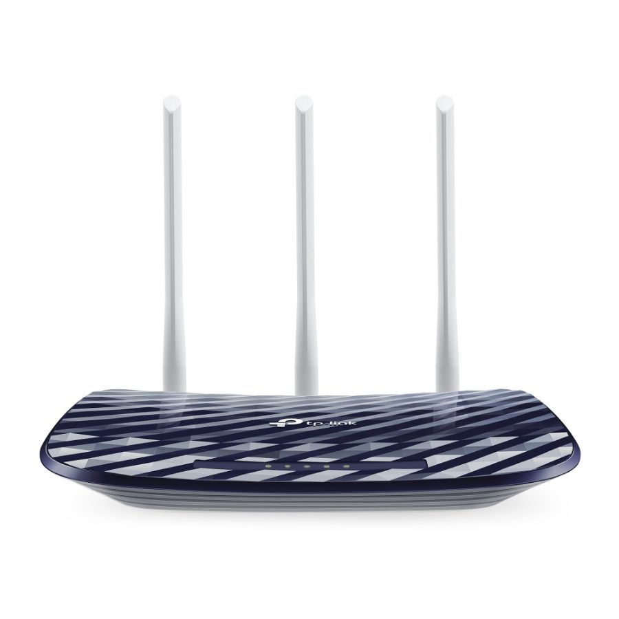 TP-Link Archer C20 AC750 Dual Band WiFi Router (Up to 433Mbps 5GHz + 300Mbps 2.4GHz/ 1 WAN + 4 LAN Ports/ 3 Antennas/ WPA3/ IPTV/ Parental Controls/ AP & Range Extender Mode)
