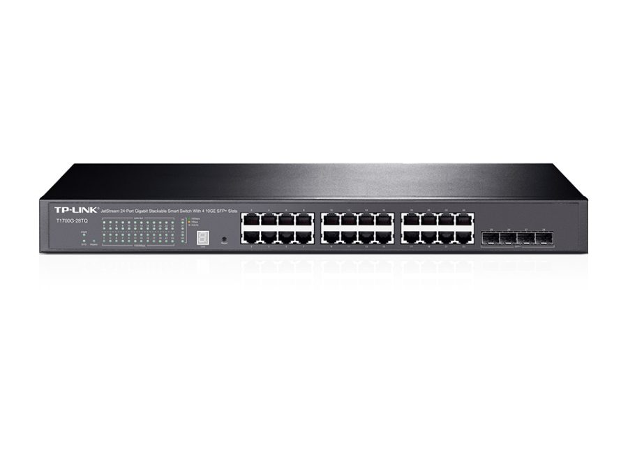 TP-Link T1700G-28TQ (JetStream) 24-port Gigabit Ethernet smart switch