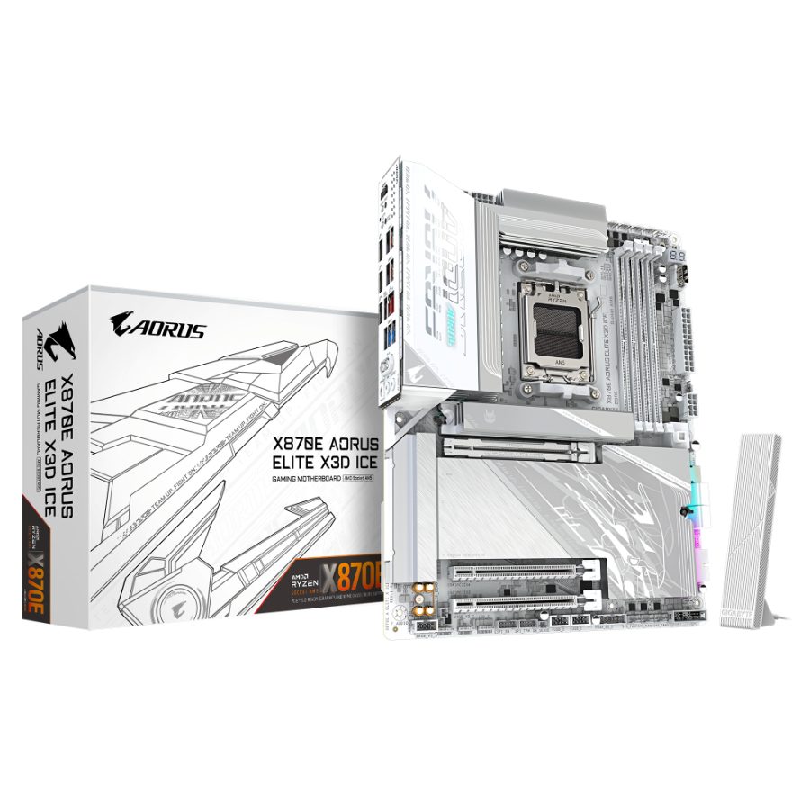 GIGABYTE X870E Aorus Elite X3D Ice Wifi7 DDR5 AMD Motherboard