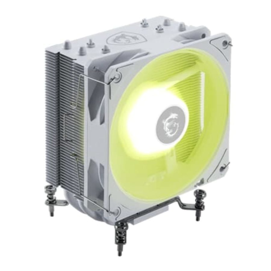 MSI MAG COREFROZR AA13 ARGB 120mm Single Tower CPU Air Cooler (White)