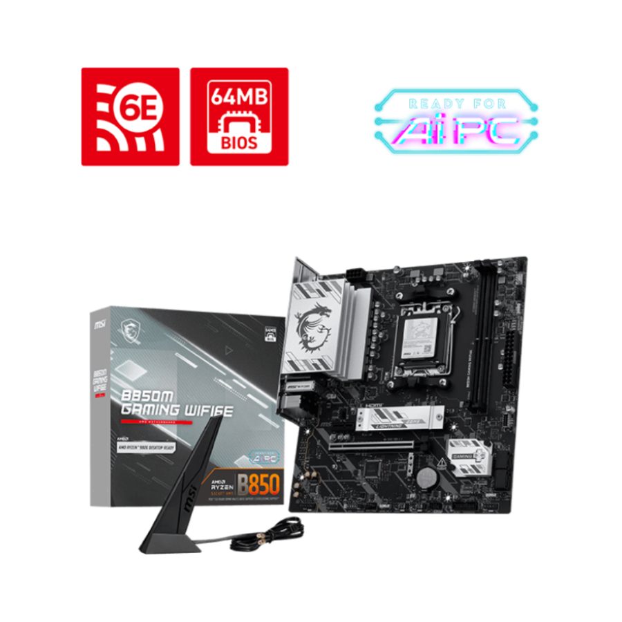 MSI B850M Gaming Wifi6e DDR5 AMD Motherboard