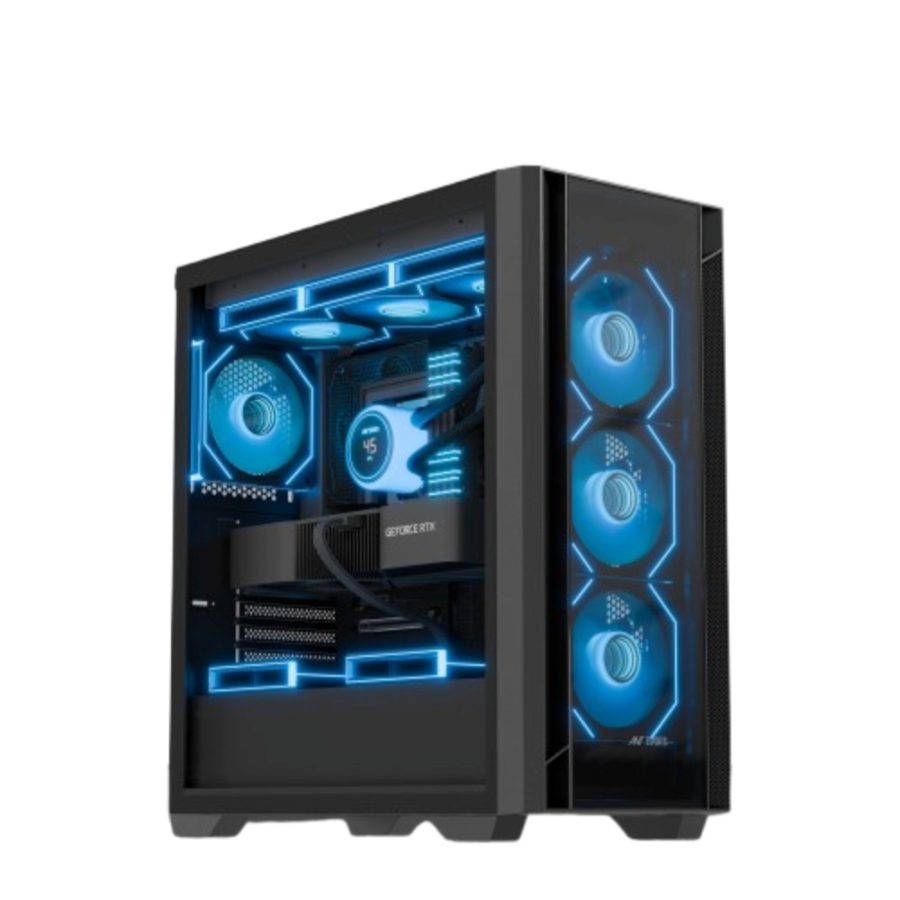 ANT ESPORTS AQUA 360 4F EATX Mid Tower Cabinet (Black)