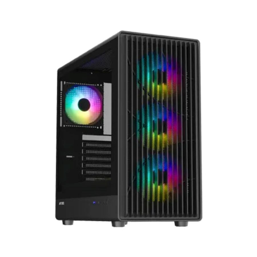 ANT ESPORTS Zen Air ARGB ATX Mid Tower Cabinet (Black)