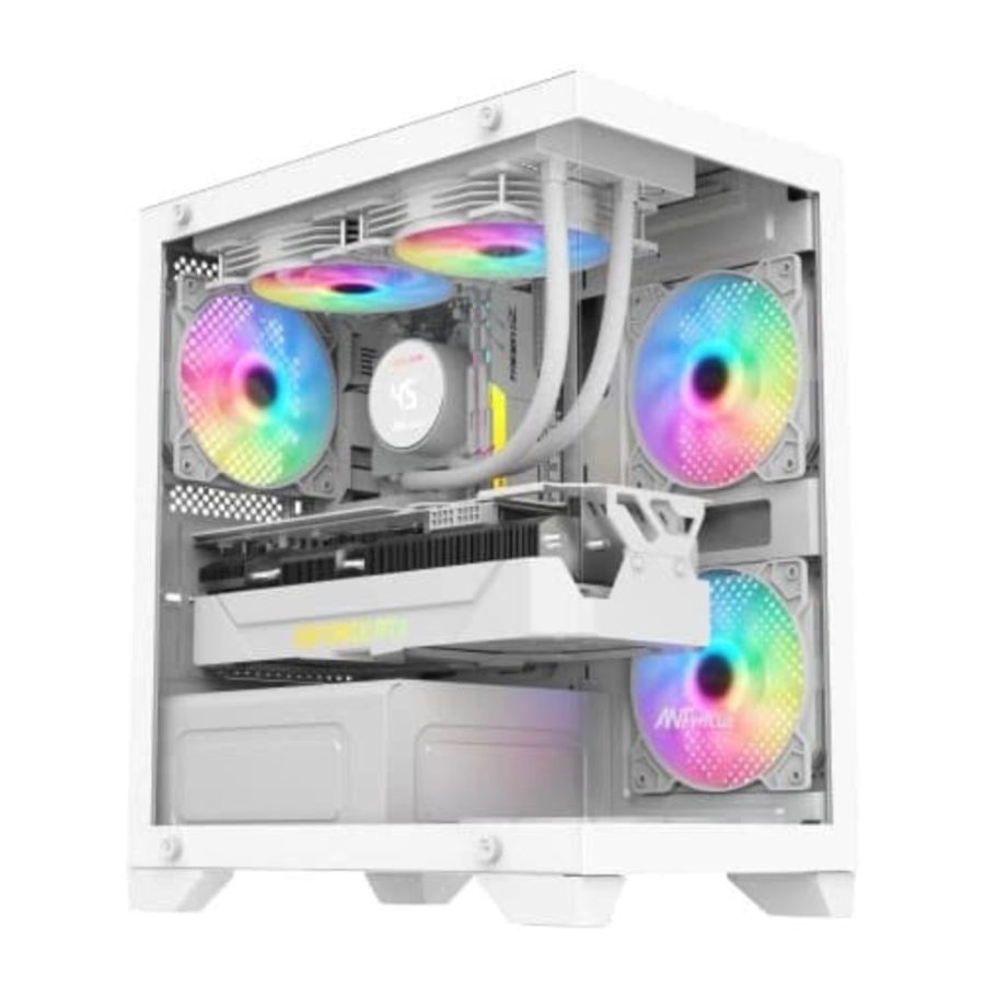 ANT VALUE CV200 MATX Mini Tower Cabinet (White)