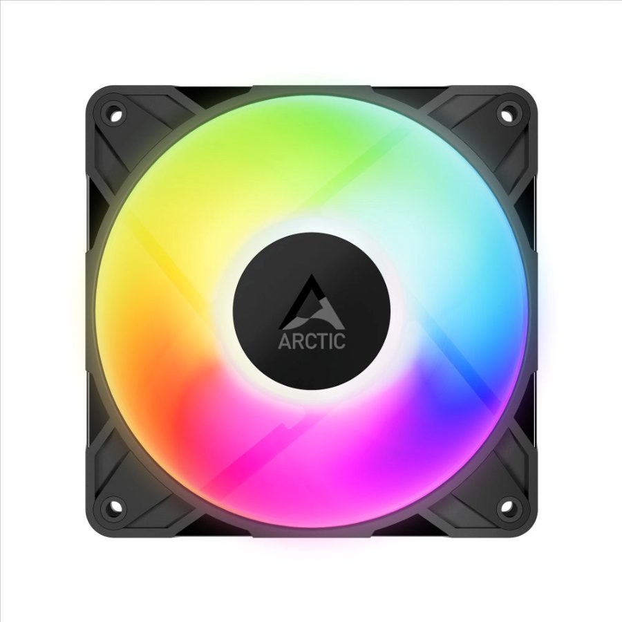 ARCTIC P12 Pro ARGB 120mm Cabinet Fan (Black) (Triple Pack) - picture 2