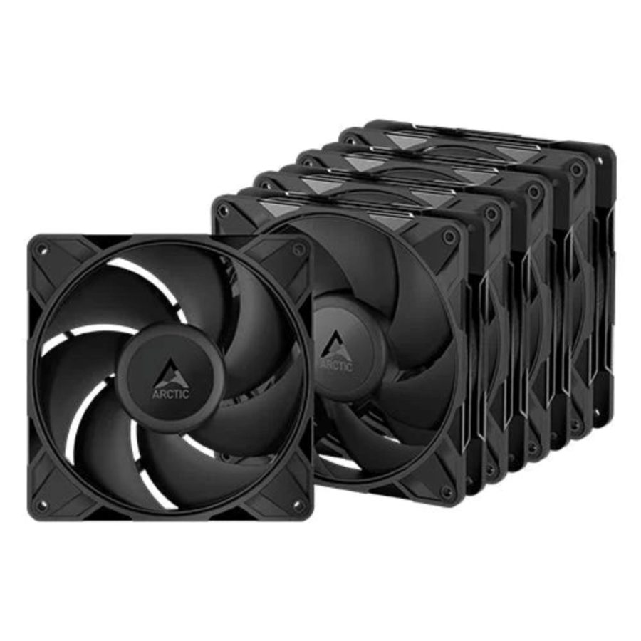 ARCTIC P14 Pro PST 140mm Non RGB Cabinet Fan (Black) (Five Pack)