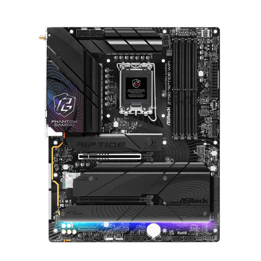 ASROCK Phantom Gaming Z790 Riptide Wifi7 DDR5 Intel Motherboard - picture 2