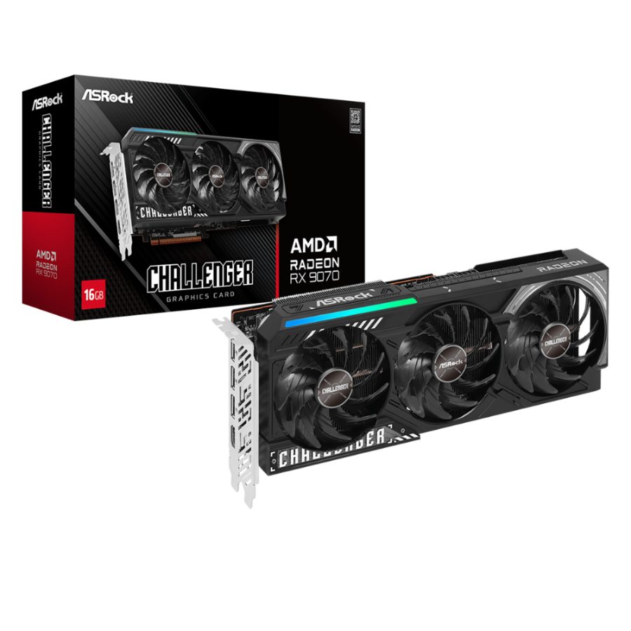 ASROCK Radeon RX 9070 Challenger 16GB AMD Graphic Card