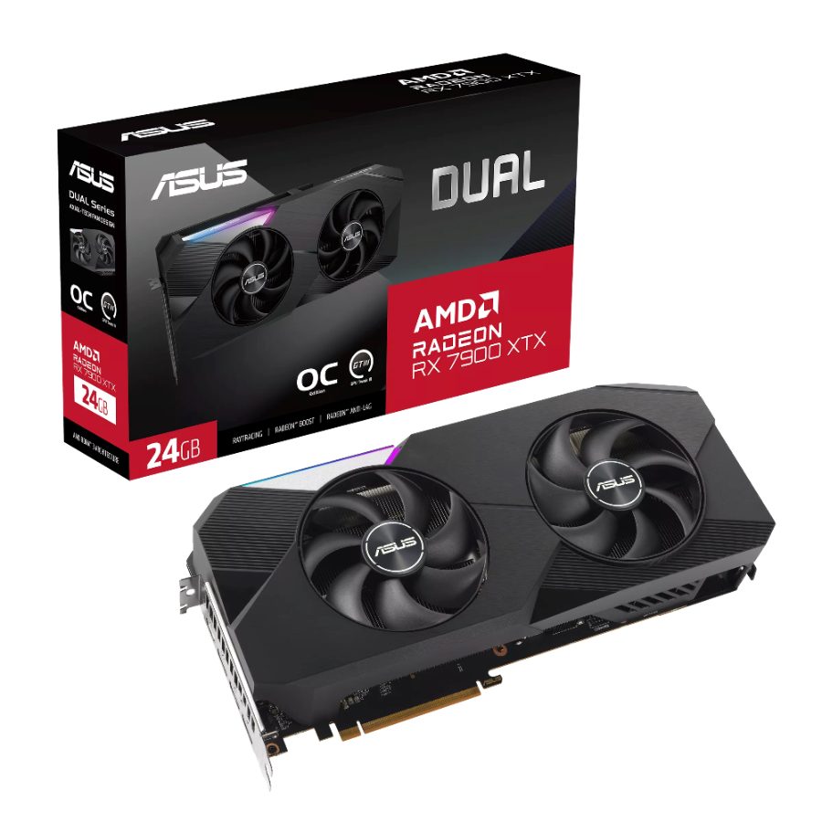 ASUS Dual Radeon RX 7900XTX OC 24GB AMD Graphic Card