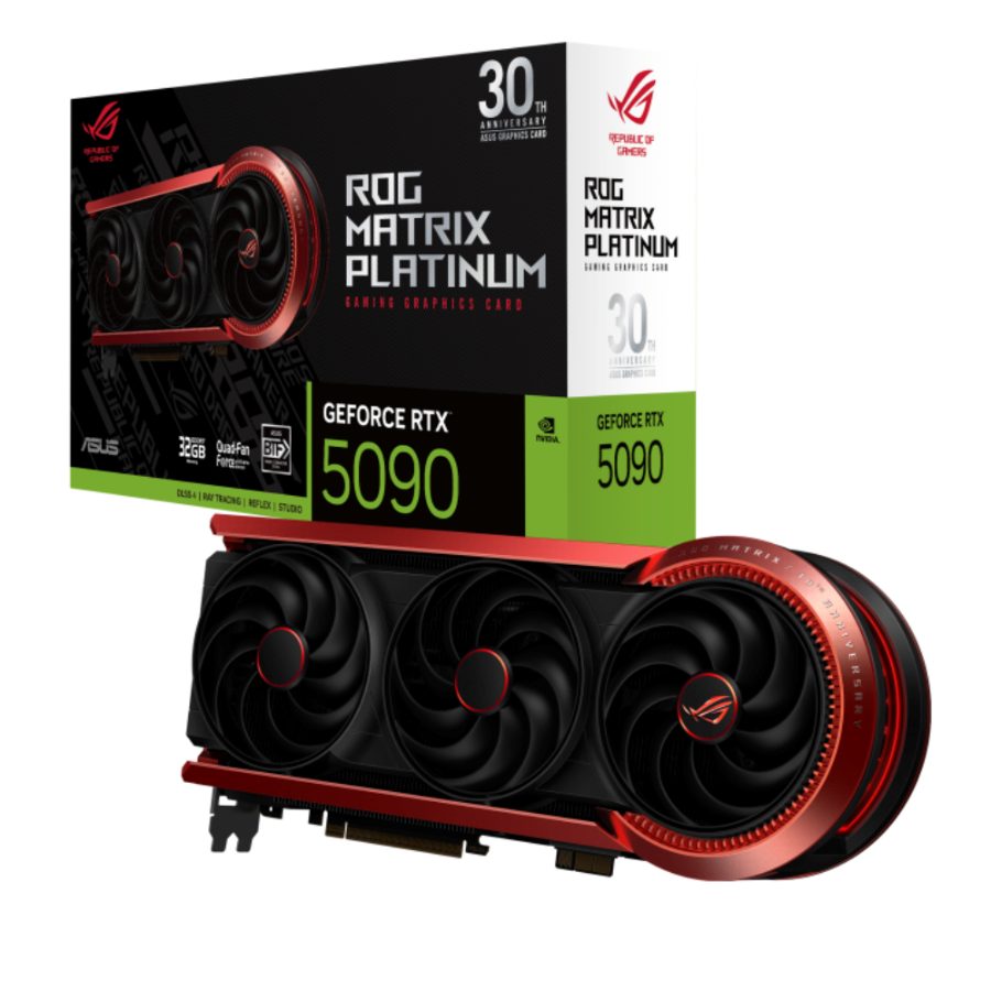 ASUS ROG Matrix Platinum Geforce RTX 5090 32GB 30th Anniversary Edition NVIDIA Graphic Card