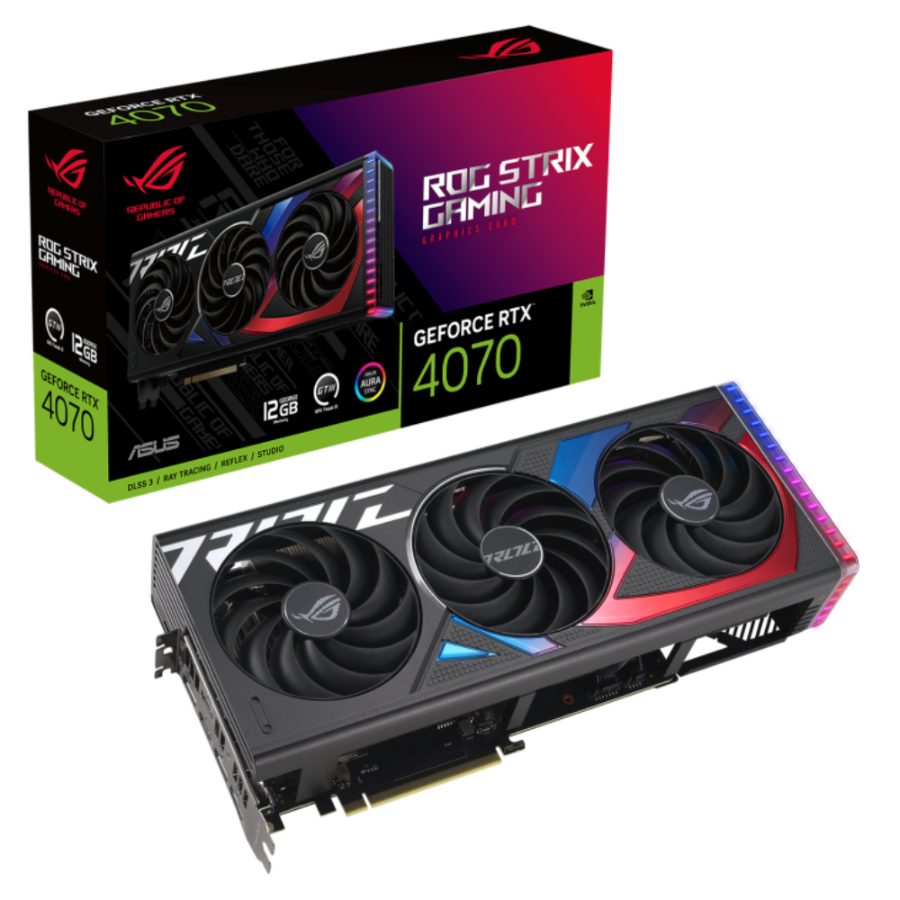 Asus ROG Strix Geforce RTX 4070 12GB NVIDIA Gaming Graphics Card