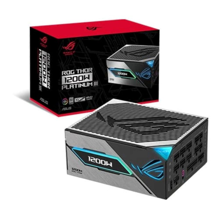 ASUS ROG Thor 1200W III 80+ Platinum ATX 3.1 Fully Modular Power Supply (1200W)