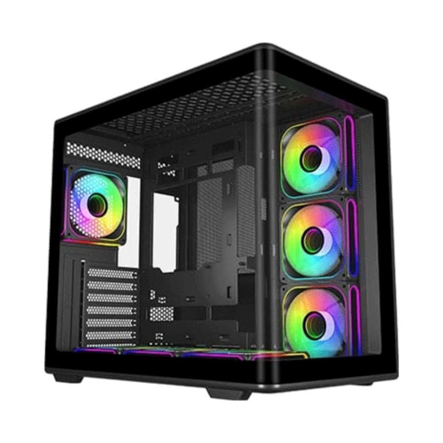 COOLER MASTER Elite 600 ARGB ATX Mid Tower Cabinet (Black)