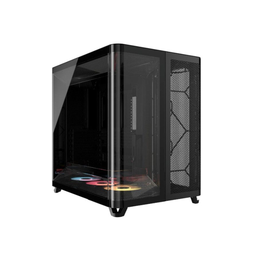 CORSAIR Air 5400 RS-R ARGB Triple Chamber Mid Tower Cabinet (Black)
