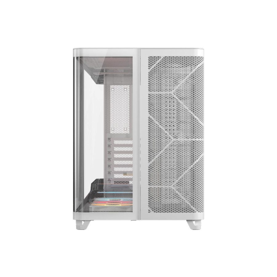 CORSAIR Air 5400 RS-R ARGB Triple Chamber Mid Tower Cabniet (White) - picture 2