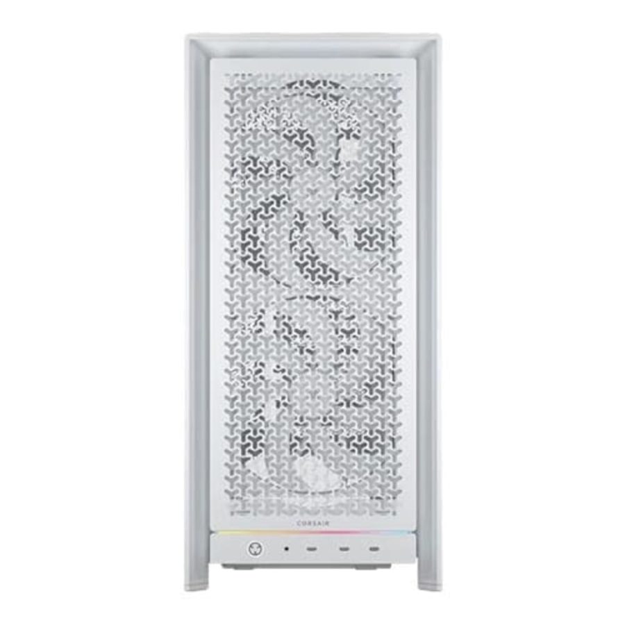 CORSAIR Frame 5000D Workstation EATX Mid Tower Cabinet (White) - picture 2