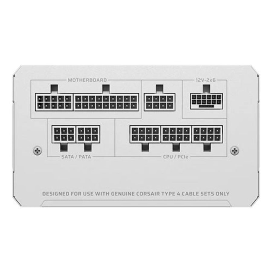 CORSAIR RM1000e 1000W 80+ Gold ATX 3.1 Fully Modular Power Supply (White) - picture 3