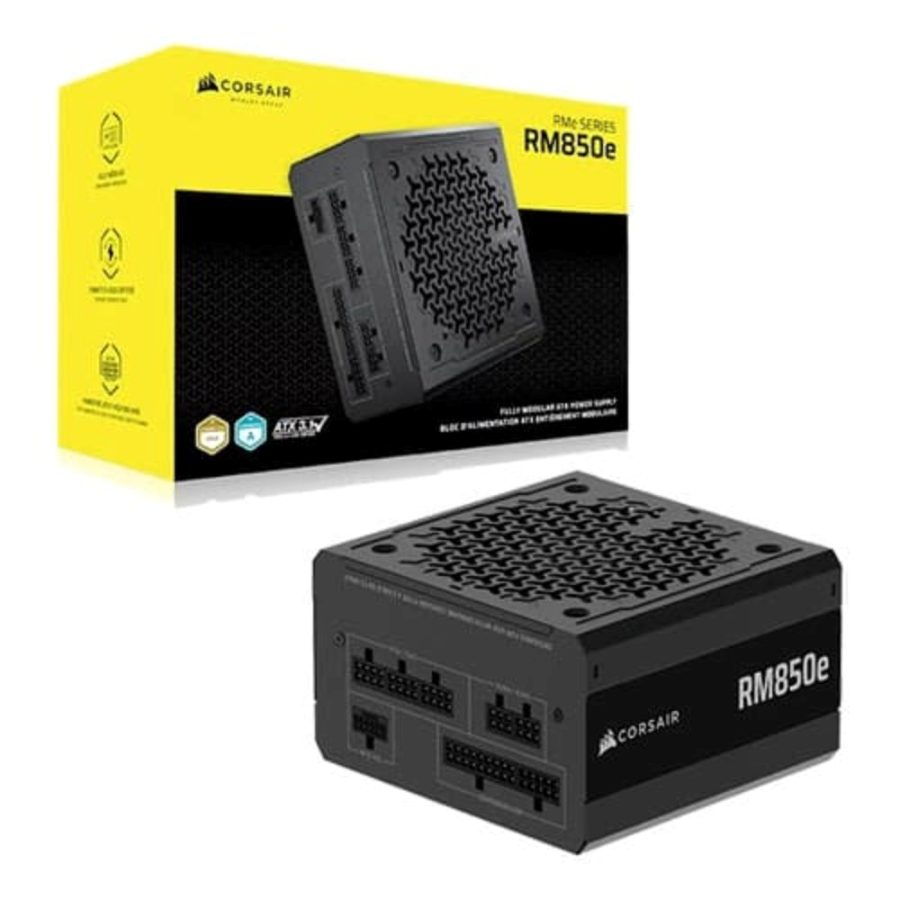 CORSAIR RM850e 850W 80+ Gold ATX 3.1 Fully Modular Power Supply