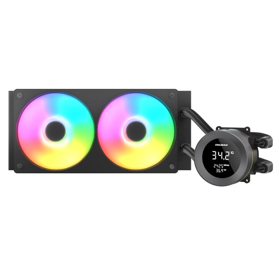 COUGAR Poseiden Vistek ARGB 240mm CPU Liquid Cooler (Black)