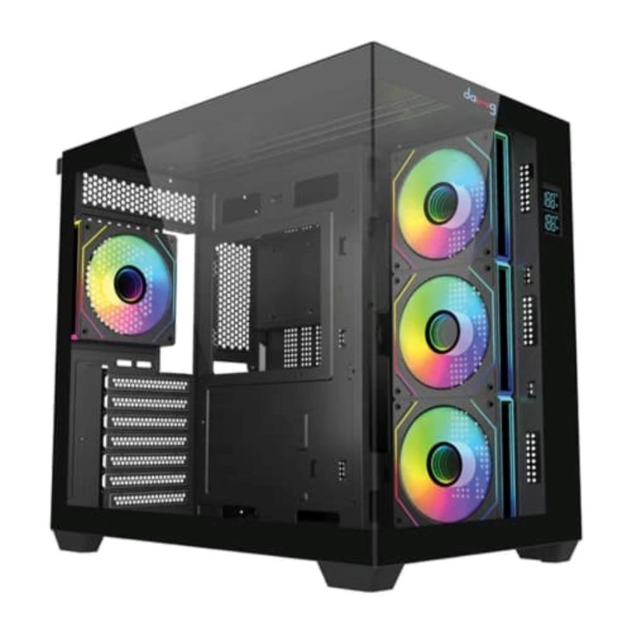 DAWG X 617 ARGB ATX Mid Tower Cabinet (Black)