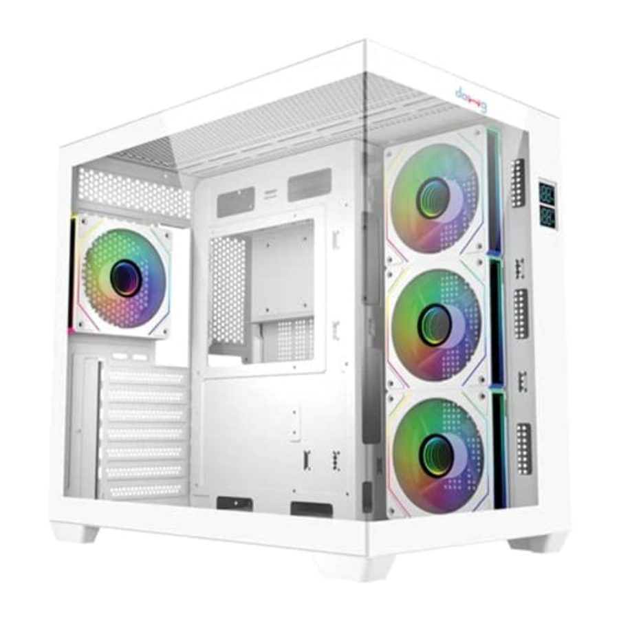 DAWG X 617 ARGB ATX Mid Tower Cabinet (White)