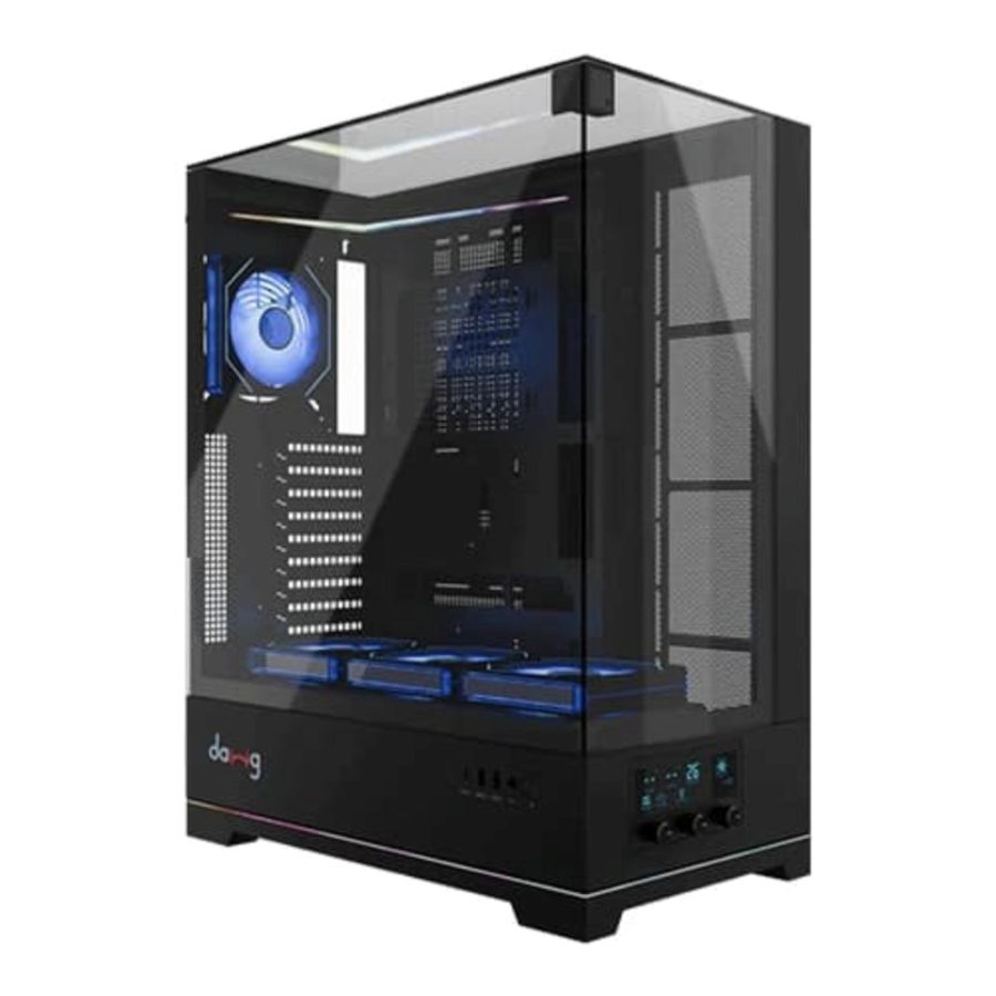 DAWG Y 907 ARGB EATX Full Tower Cabinet (Black)