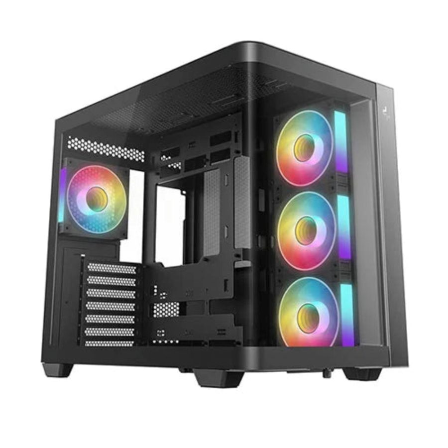 DEEPCOOL CG530U 4F ARGB ATX Mid Tower Cabinet (Black)
