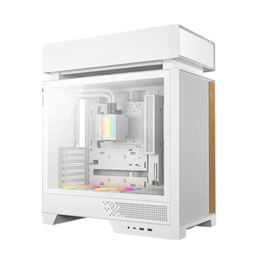 DEEPCOOL CL660 ARGB ATX Mid Tower Cabinet (White) - picture 2