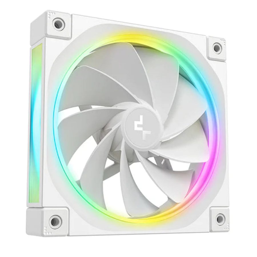 DEEPCOOL FL12R 3 in 1 ARGB Cabinet Fan (White) (Triple Pack) - picture 2