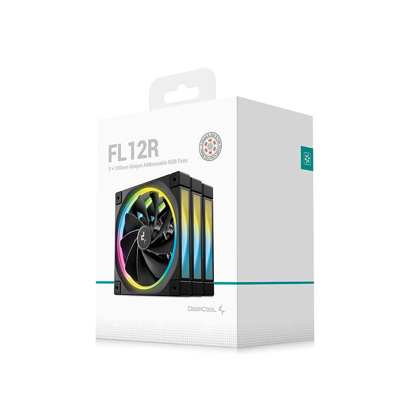 DEEPCOOL FL12R 3 in 1 ARGB Cabinet Fan (Black) (Triple Pack) - picture 3