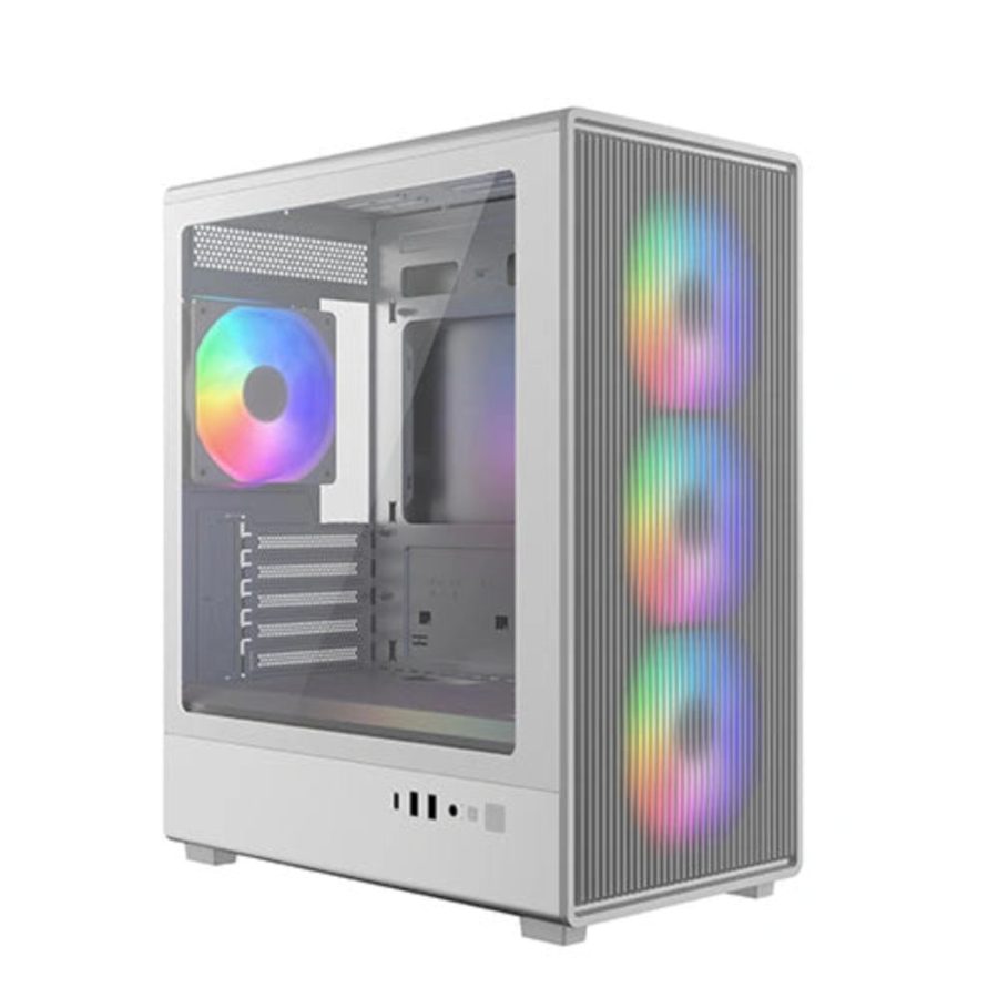 COOLER MASTER Elite 350 ARGB MATX Mini Tower Cabinet (White)