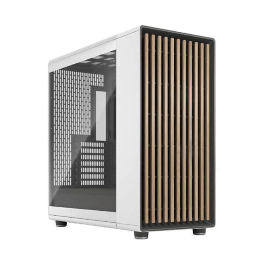 FRACTAL DESIGN North XL TG Clear EATX Mid Tower Cabinet (White)