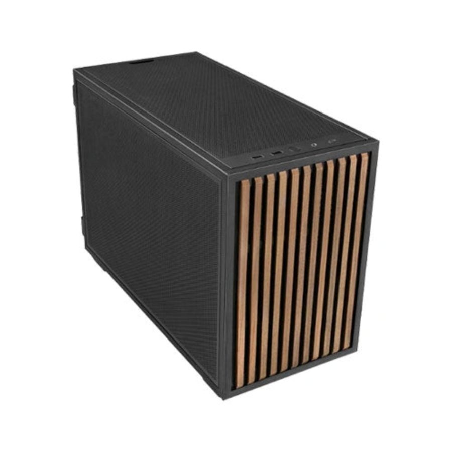 LIAN LI B4 Wood MATX Mini Tower Cabinet (Black) - picture 2