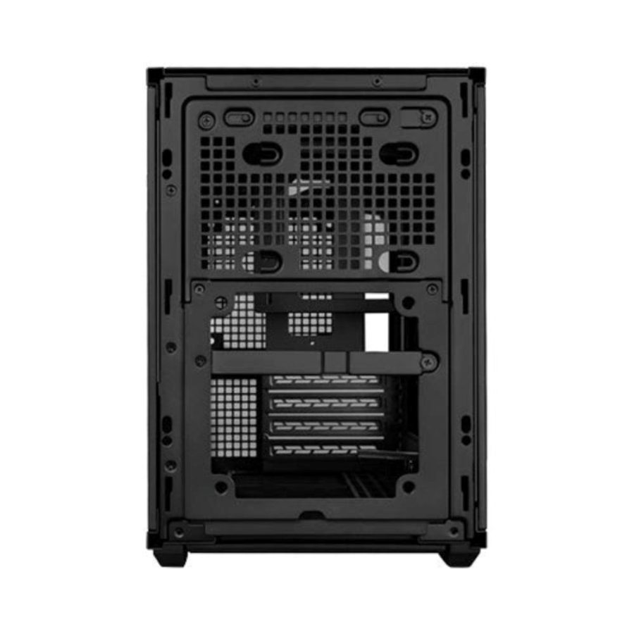 LIAN LI B4 Wood MATX Mini Tower Cabinet (Black) - picture 3