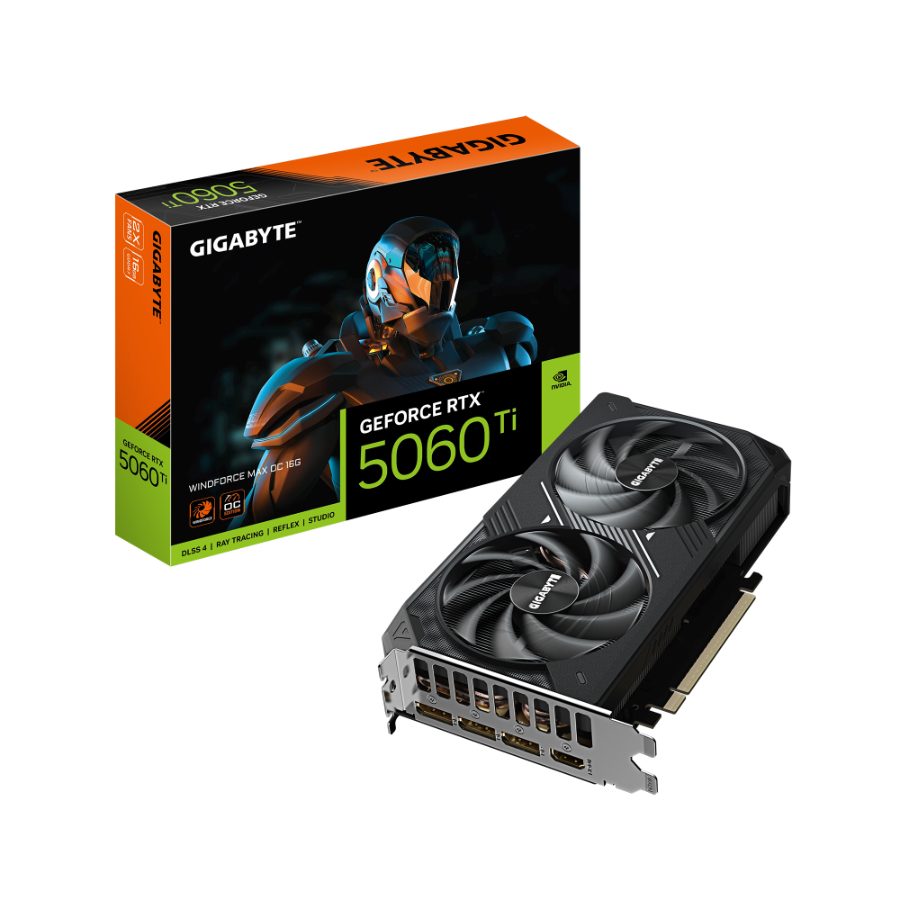 GIGABYTE GeForce RTX 5060 TI Windforce Max OC 16GB Nvidia Graphic Card