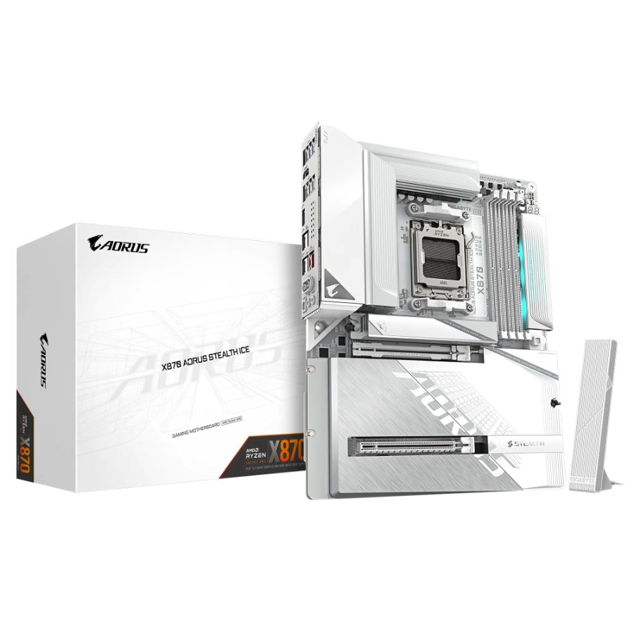 GIGABYTE X870 AORUS Stealth ICE DDR5 AMD Motherboard