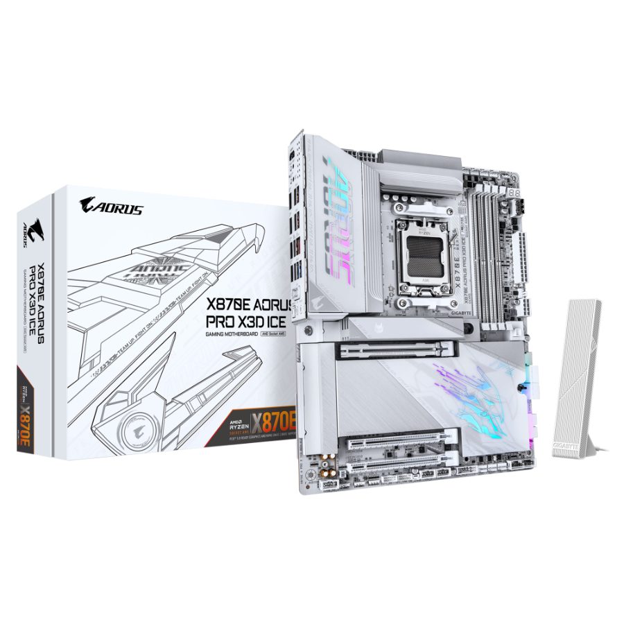 GIGABYTE X870E Aorus Pro X3D Ice Wifi DDR5 AMD Motherboard