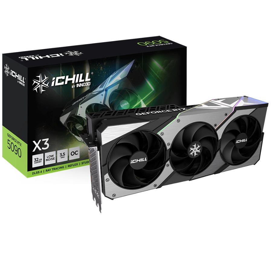 INNO3D GeForce RTX 5090 IChill X3 OC 32GB Nvidia Graphic Card