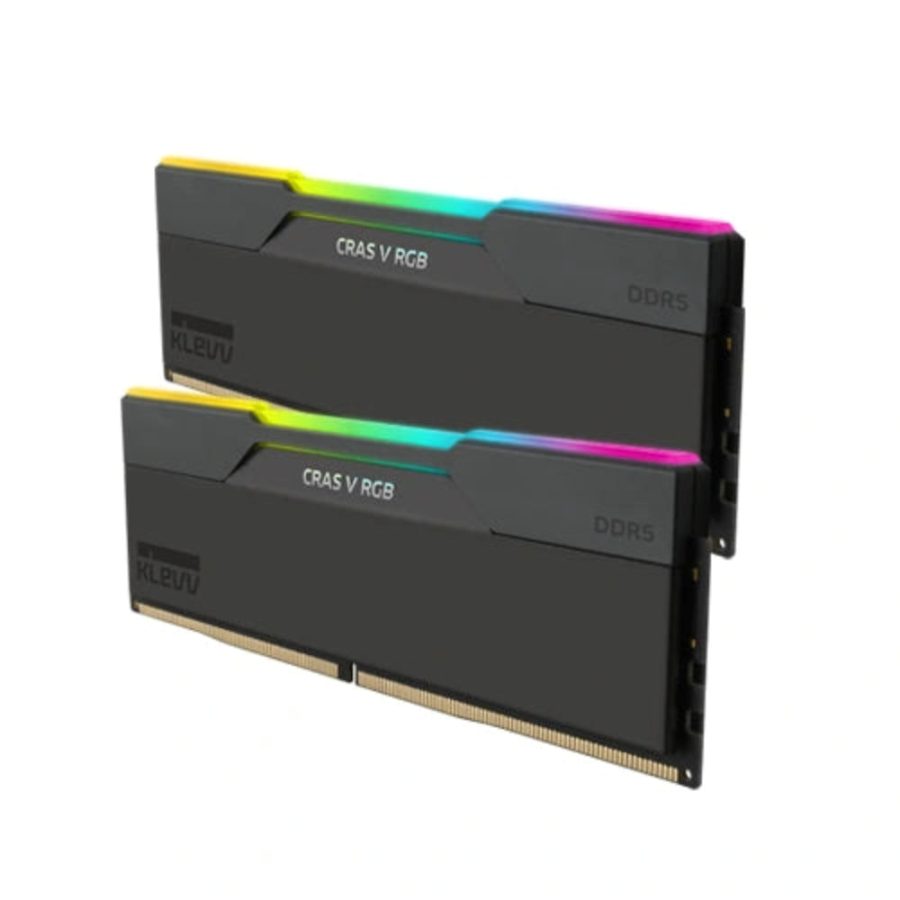 KLEVV CRAS V RGB 32GB (16GB x 2) 6400MHz DDR5 RAM (Black) (CL30) - picture 2