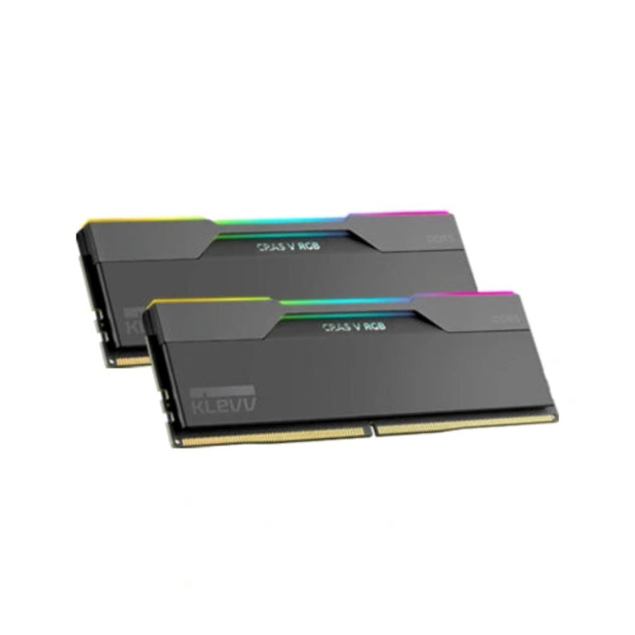 KLEVV CRAS V RGB 64GB (32GB x 2) 6000MHz DDR5 RAM (Black) (CL30) - picture 2