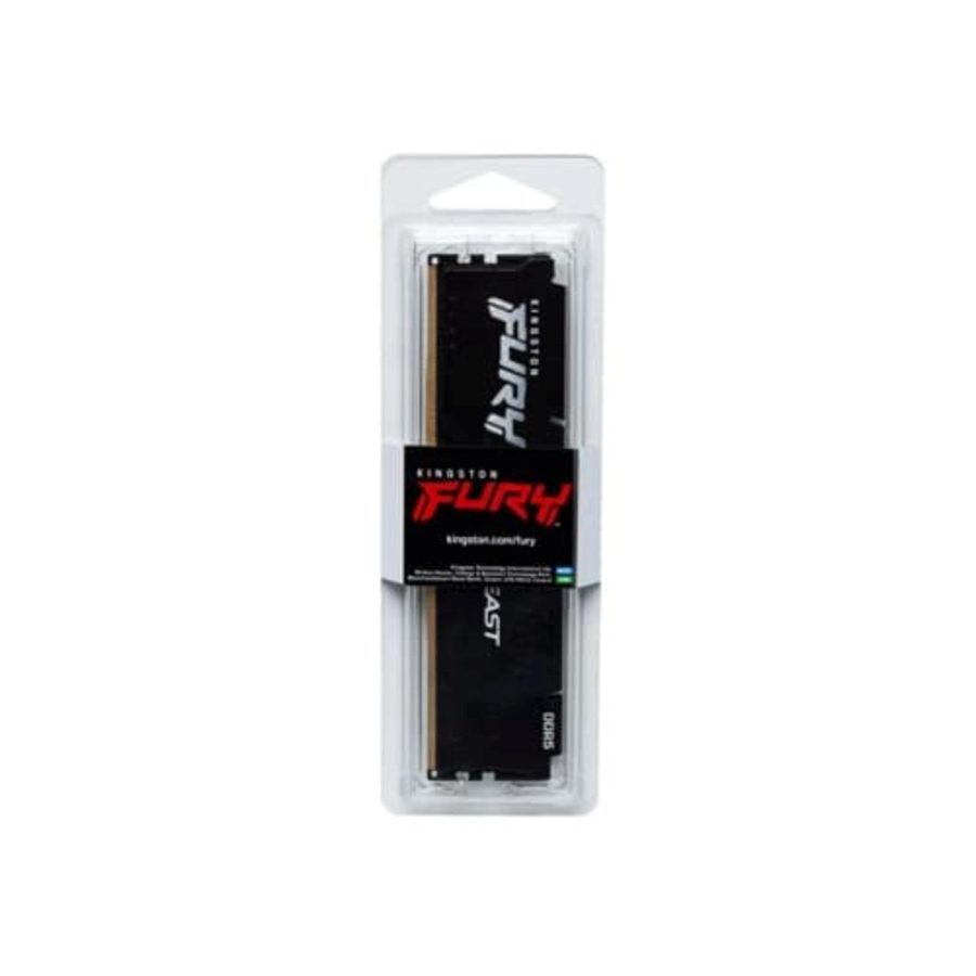 KINGSTON Fury Beast XMP 16GB (16GB x 1) 6000MHz DDR5 RAM (Black) (CL30)