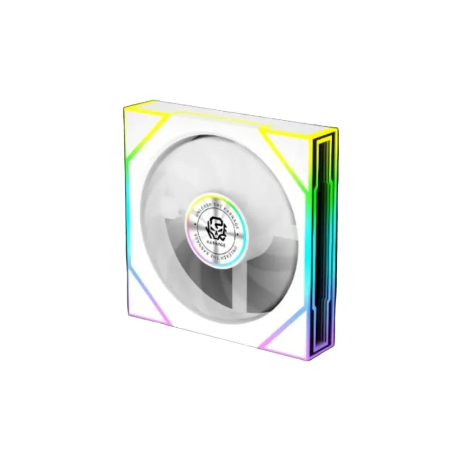 KARNAGE Sunbeam 120 ARGB Case Fan (White) (Single Pack)