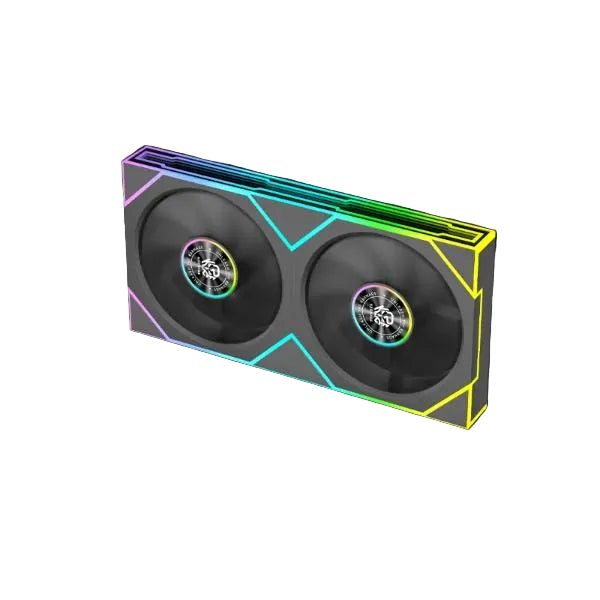 KARNAGE Sunbeam 240 ARGB Case Fan (Black) (Double Pack)