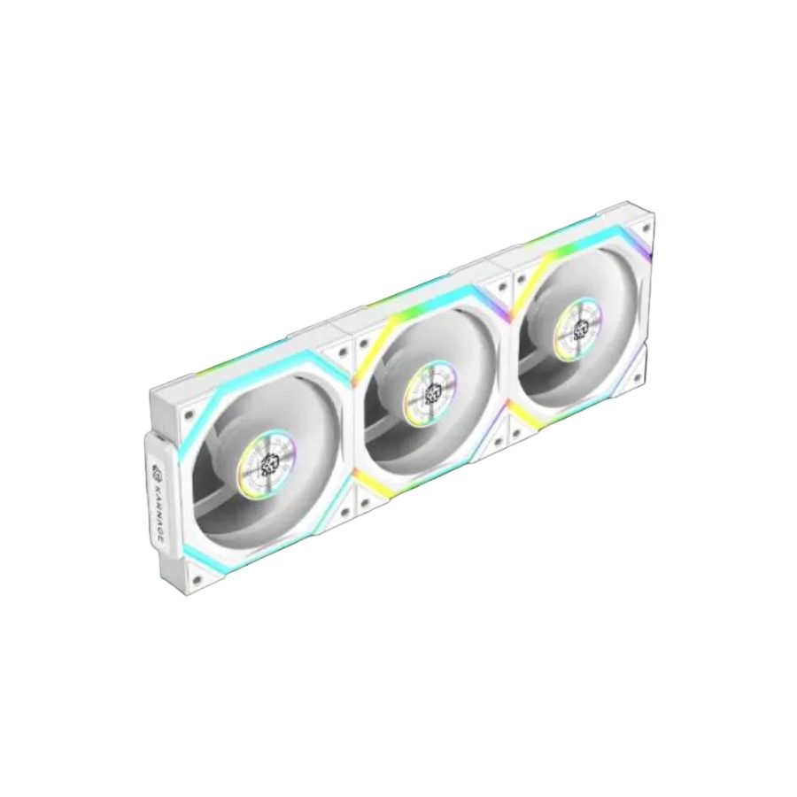 KARNAGE lgnite V3 ARGB Case Fan Kit (White) (Triple Pack)