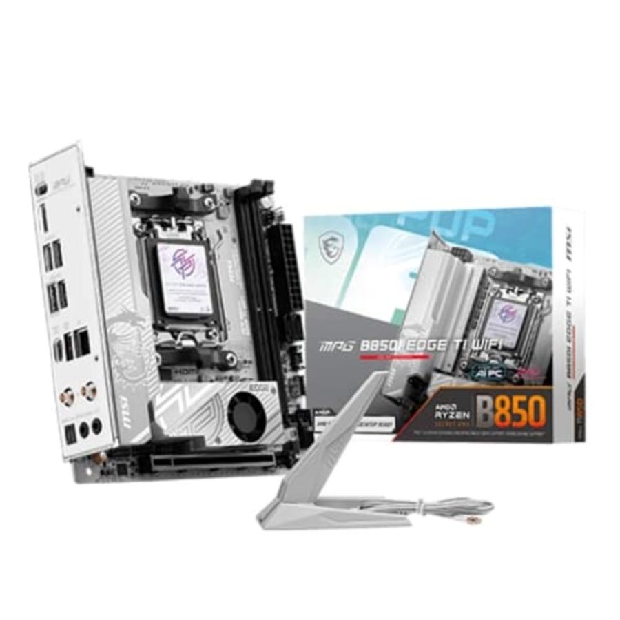 MSI MPG B850I Edge TI WIFI 7 DDR5 AMD Motherboard (White)