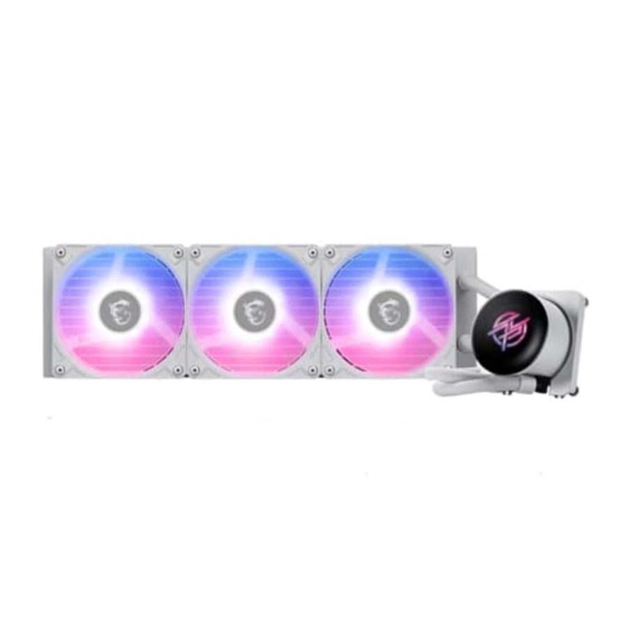 MSI MPG Coreliquid P13 ARGB 360mm CPU Liquid Cooler (White) (With LCD Display)
