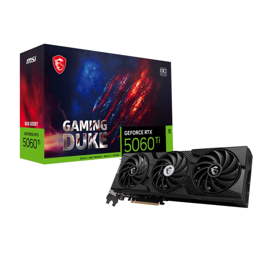 MSI GeForce RTX 5060 Ti Gaming Duke 3X OC 8GB Nvidia Graphic Card