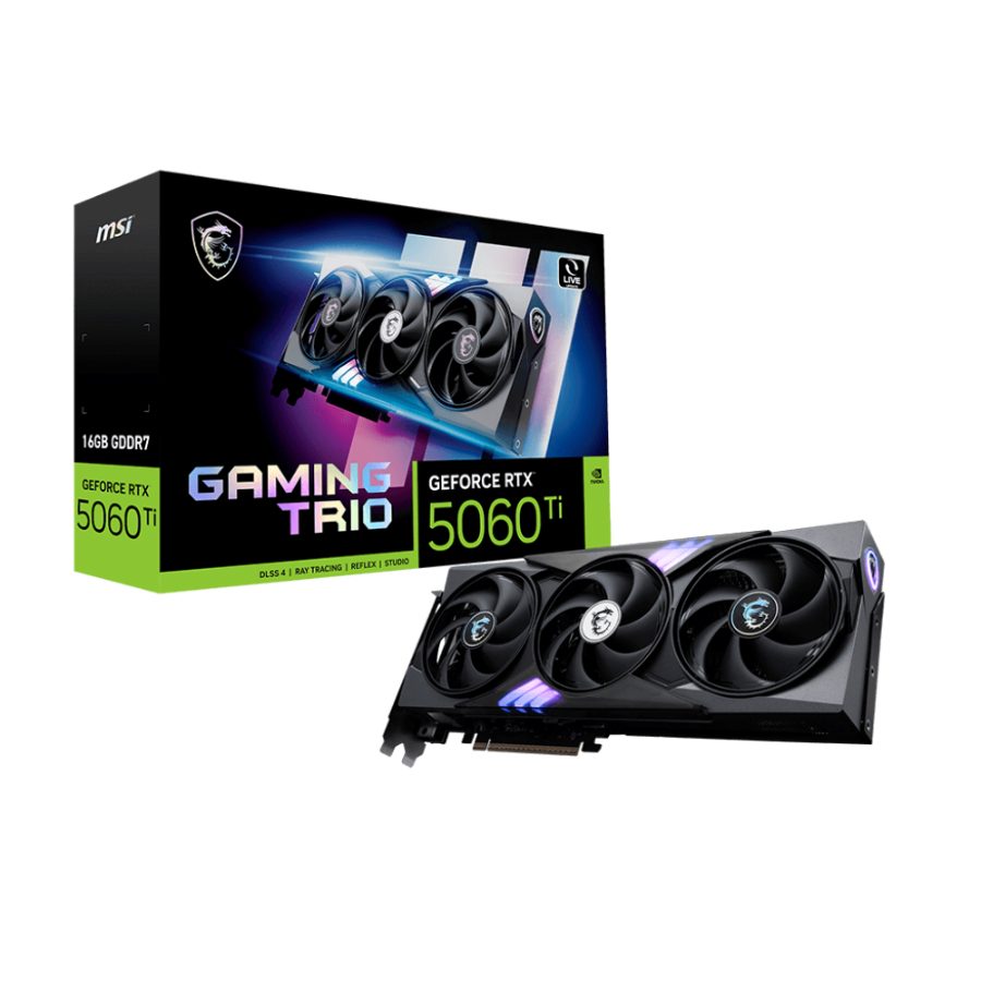 MSI GeForce RTX 5060 Ti Gaming Trio 16GB Nvidia Graphic Card