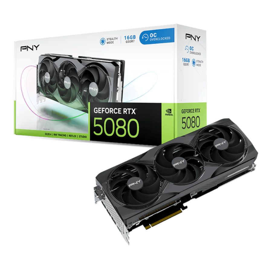 PNY GeForce RTX 5080 OC 16GB Nvidia Graphic Card