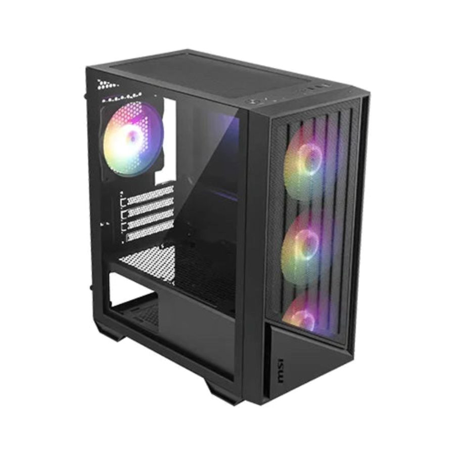 MSI Pro Forge M051A Auto RGB MATX Mini Tower Cabinet (Black)